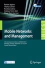Cover: Mobile Networks and Management - Springer