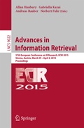 Cover: Advances in Information Retrieval - Springer