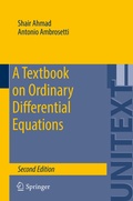 Cover: A Textbook on Ordinary Differential Equations - Springer