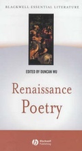 Cover: Renaissance Poetry - Wiley