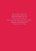 Cover: "Der Brachvogel bin ich". Themen und Tendenzen gegenw&auml;rtiger Dalit-Literatur in Hindi - Harrassowitz Verlag