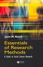 Cover: Essentials of Research Methods - Wiley