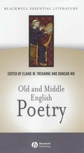 Cover: Old and Middle English Poetry - Wiley