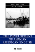 Cover: The Development of African American English - Wiley