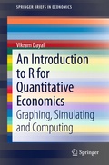 Cover: An Introduction to R for Quantitative Economics - Springer