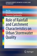Cover: Role of Rainfall and Catchment Characteristics on Urban Stormwater Quality - Springer