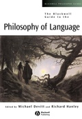 Cover: The Blackwell Guide to the Philosophy of Language - Wiley