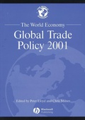 Cover: The World Economy - Wiley