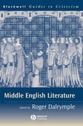 Cover: Middle English Literature - Wiley