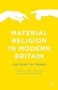 Cover: Material Religion in Modern Britain - Palgrave MacMillan