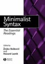 Cover: Minimalist Syntax - Wiley