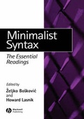 Cover: Minimalist Syntax - Wiley