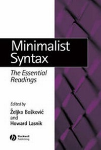 Enlarge image Cover: Minimalist Syntax - Wiley