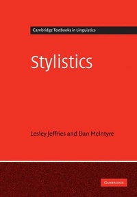 Enlarge image Cover: Stylistics - Cambridge University Press