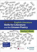 Cover: WJEC Eduqas GCSE English Literature Skills for Literature and the Unseen Poetry Teacher's Book - Hodder Education