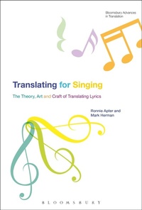 Enlarge image Cover: Translating For Singing - Bloomsbury Academic
