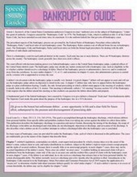 Abbildung von: Bankruptcy Guide (Speedy Study Guides) - Speedy Publishing LLC