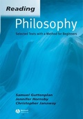 Cover: Reading Philosophy - Wiley