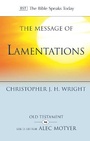 Cover: The Message of Lamentations - Inter-Varsity Press