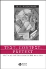 Cover: Text, Context, Pretext - Wiley