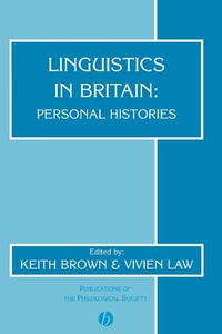 Enlarge image Cover: Linguistics in Britain - Wiley