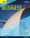 Cover: Pearson Edexcel AS & A Level Business (5th edition) Student Book - Pearson Education Limited