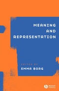 Cover: Meaning and Representation - Wiley