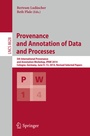 Cover: Provenance and Annotation of Data and Processes - Springer