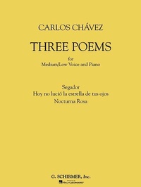 Enlarge image Cover: Three Poems: For Medium/Low Voice and Piano - G. Schirmer, Inc.