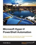 Cover: Microsoft Hyper-V PowerShell Automation - Packt Publishing