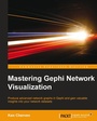 Cover: Mastering Gephi Network Visualization - Packt Publishing