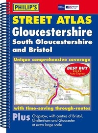 Abbildung von: Philip's Street Atlas Gloucestershire and Bristol - Philip's