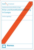 Cover: Krise und Konstitutionalisierung in Europa - Nomos