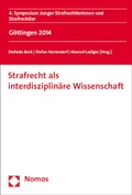 Cover: Strafrecht als interdisziplin&auml;re Wissenschaft - Nomos