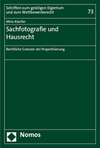 Abbildung von: Sachfotografie und Hausrecht - Nomos