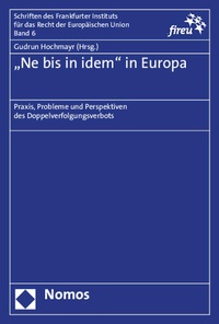 Abbildung von: "Ne bis in idem" in Europa - Nomos