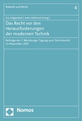Cover: Das Recht vor den Herausforderungen der modernen Technik - Nomos