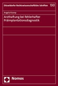 Abbildung von: Arzthaftung bei fehlerhafter Präimplantationsdiagnostik - Nomos
