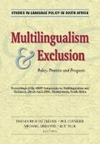 Enlarge image Cover: Multilingualism and Exclusion - Van Schaik Publishers