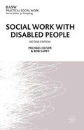 Cover: Social Work with Disabled People - Palgrave Macmillan