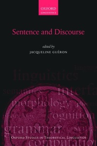 Enlarge image Cover: Sentence and Discourse - Oxford University Press