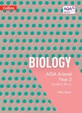 Cover: AQA A Level Biology Year 2 Student Book - Collins