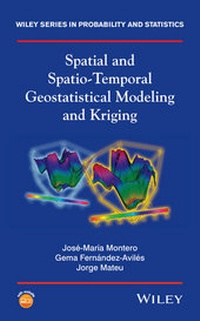 Enlarge image Cover: Spatial and Spatio-Temporal Geostatistical Modeling and Kriging - Wiley