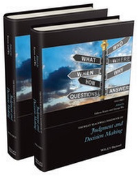 Abbildung von: The Wiley Blackwell Handbook of Judgment and Decision Making - Wiley-Blackwell