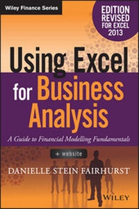 Abbildung von: Using Excel for Business Analysis - Wiley
