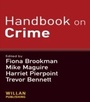 Cover: Handbook on Crime - Willan Publishing
