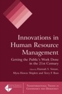 Cover: Innovations in Human Resource Management - Routledge