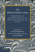 Cover: The Pollock-Holmes Letters: Volume 2 - Cambridge University Press