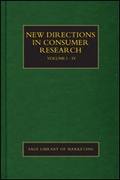 Cover: New Directions in Consumer Research - SAGE Publications Ltd