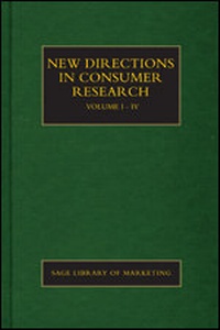 Enlarge image Cover: New Directions in Consumer Research - SAGE Publications Ltd